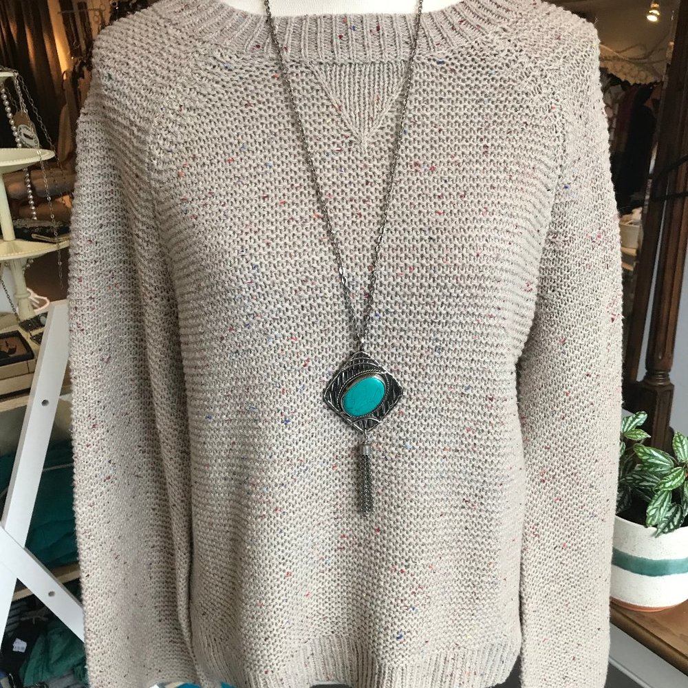 NEW Hem & Thread Confetti Sweater